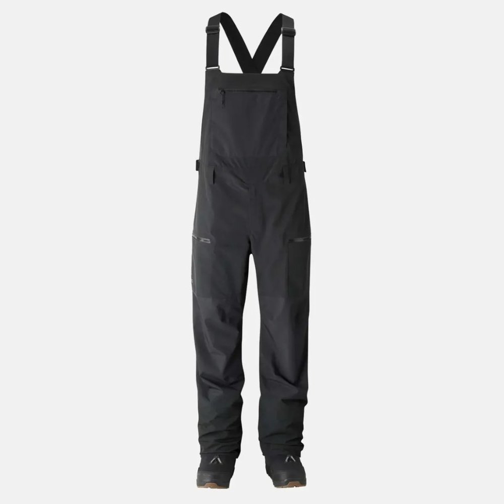 NWT Jones Snowboards Men's MTN Surf Bib, Medium, Black